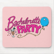 Fiesta Mousepad   de Bachelorette Alfombrillas De Ratones
