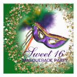 Fiesta púrpura de la mascarada del dulce 16 de la  anuncios  