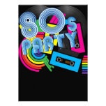 Fiesta retro 80 invitacion personal 