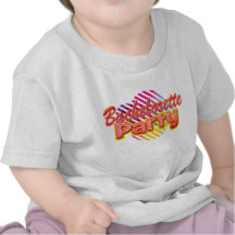 fiesta retro del bachelorette de la diversión salv camisetas