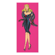 Fiesta retro rubio de Bachelorette del chica del e Invitacion Personalizada