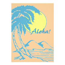 Fiesta tropical de Luau de la isla de la hawaiana Anuncio