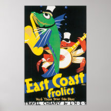 Fiestas de la costa este posters
