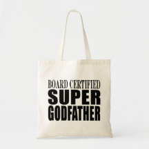 Fiestas del bautismo: Padrino estupendo certificad Bolsas