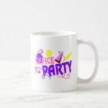 Fiestas en la oficina (en colores pastel) tazas
