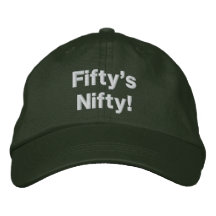 ¡Fifty'sNifty! Gorra Bordada