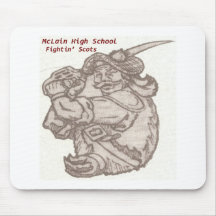 Fightin Mousepad escocés Alfombrilla De Raton