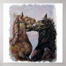 fighting_horses poster