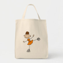 Figura anaranjada camisetas y regalos del vestido  bolsa