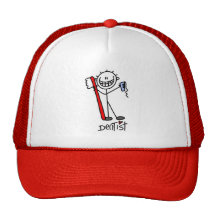 Figura básica dentista del palillo gorro de camionero