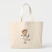 Figura bolso del palillo de la enfermera bolsas de mano