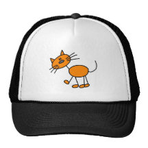 Figura camisetas y regalos del palillo del gato gorro de camionero
