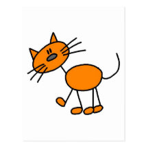 Figura camisetas y regalos del palillo del gato postales