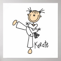 Figura camisetas y regalos del palillo del karate  impresiones