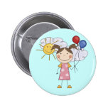 Figura chica del palillo con las camisetas y los r pin