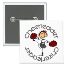 Figura del palillo de la animadora pin