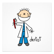 Figura del palillo del dentista anuncio