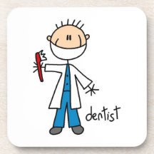 Figura del palillo del dentista posavasos
