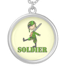 Figura del palillo del soldado joyeria personalizada