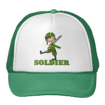 Figura del palillo del soldado gorro