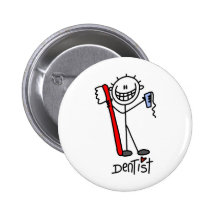 Figura dentista del palillo pins