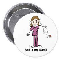 Figura personalizada botón del palillo del pelo de