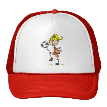 Figura rubia regalos del palillo del chica del jug gorras de camionero