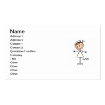 Figura simple camisetas y regalos del palillo de l plantillas de tarjetas de visita