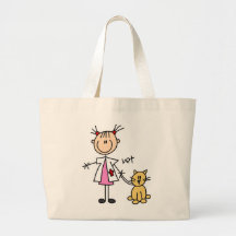 Figura veterinaria del palillo bolsa