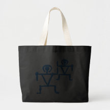 Figuren Raumfahrer space men shapes Tasche