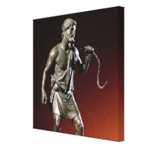 Figurilla de Lararium de un portador de agua Lona Envuelta Para Galerías