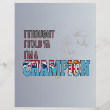 Fijian y un campeón tarjeton