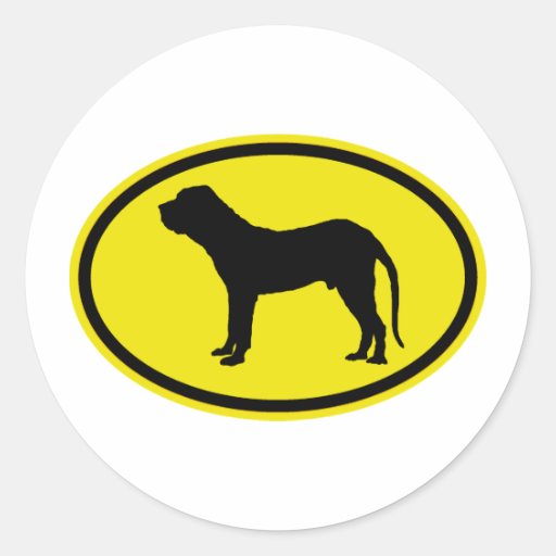 Fila Brasileiro Pegatina Redonda