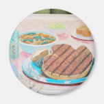 Filete asustadizo imán de nevera