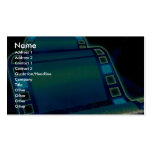 Filmstrip gráfico sobre fondo negro plantillas de tarjetas personales