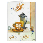 Filtración de un cierto arte del café de CricketDi Tarjetas