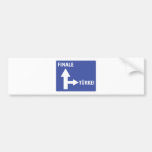 Final Türkei de Autobahnschild Pegatina De Parachoque