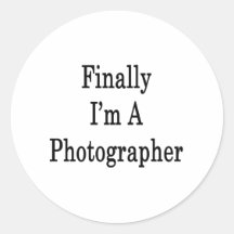 Finalmente soy fotógrafo pegatina