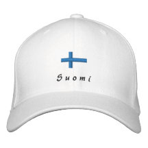 Finlandia bordó el gorra gorras bordadas
