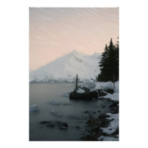 Fiordo de Harriman en la noche Fotografias
