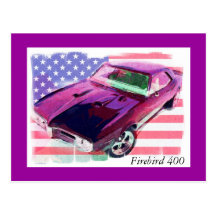 Firebird 400 tarjeta postal
