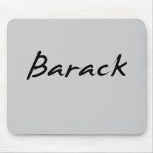 Firma de Barack Obama Alfombrilla De Ratones