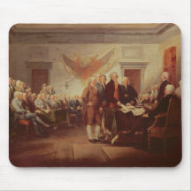Firma de la Declaración de Independencia Alfombrilla De Ratones