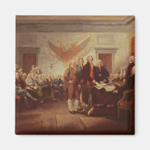 Firma de la Declaración de Independencia Imán De Nevera