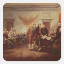 Firma de la Declaración de Independencia Colcomania Cuadrada