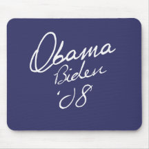 Firma de Obama Biden Tapete De Ratones