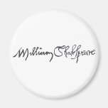 Firma de William Shakespeare Imán De Nevera