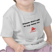 FITBOD "no añaden a mi camiseta gorda del bebé del