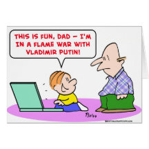 Flame War Vladimir Putin Tarjetón