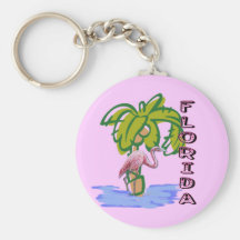 Flamenco de la Florida Llaveros Personalizados